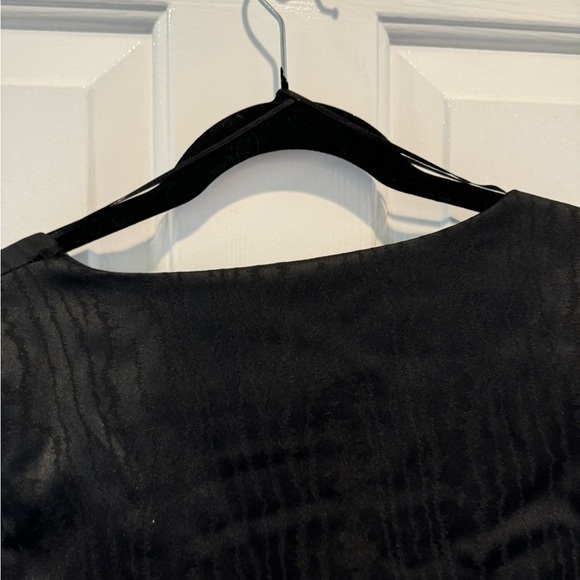 Zara Cropped Black Formal Top Size L - Picture 6 of 16